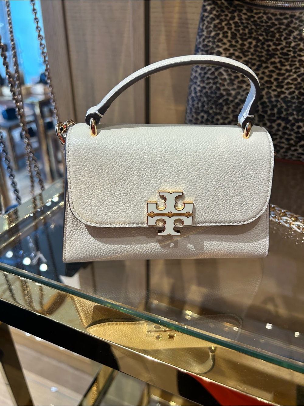 Tory Burch Britten mini Top-Handle Crossbody with Gold Logo pick own color new - Picture 3 of 16